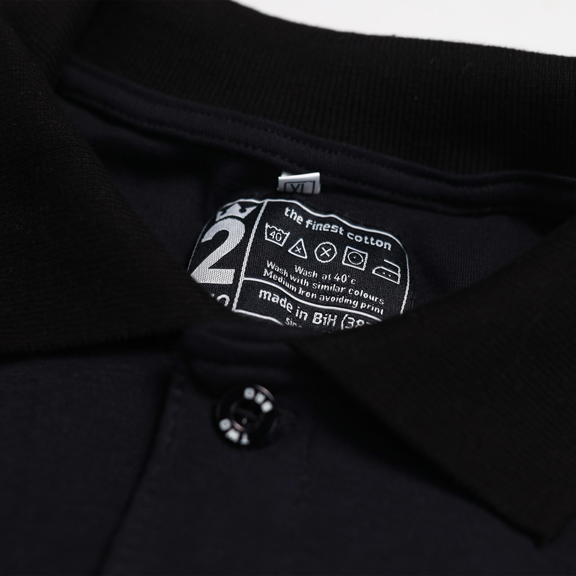 2bro | LOGO | BLACK - w.b. | Polo Majica