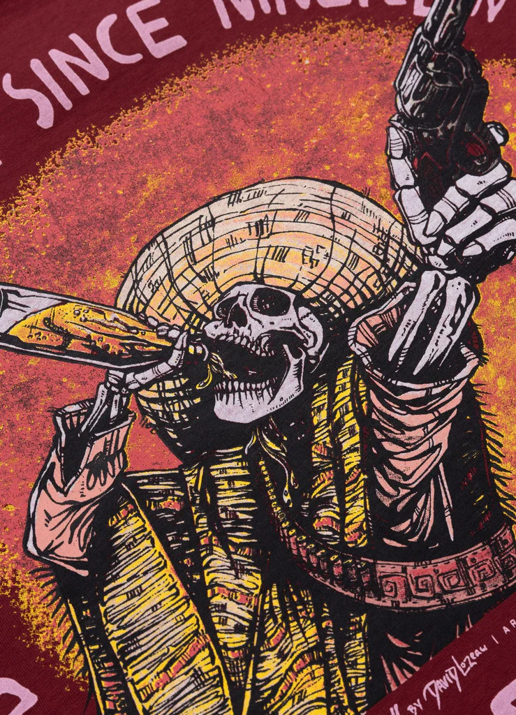 Pitbull | SHOT FOR SHOT | Burgundy | Majica