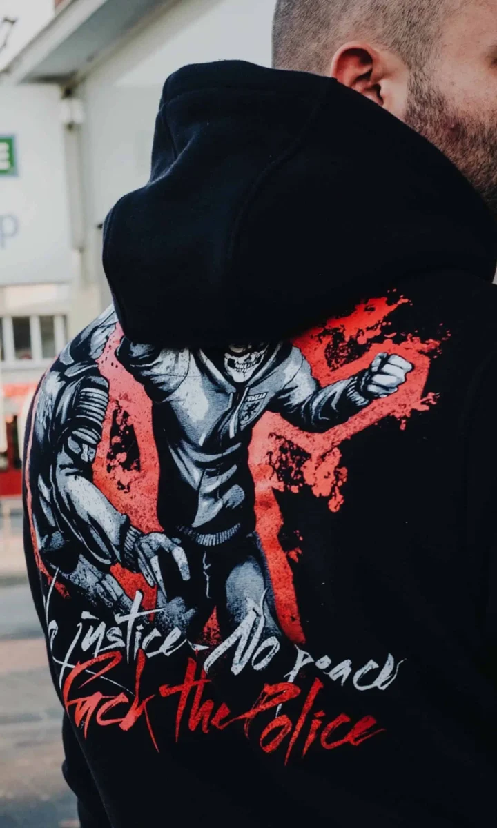 PG WEAR | No Justice – No Peace | BLACK | DUKSERICA (Mask)