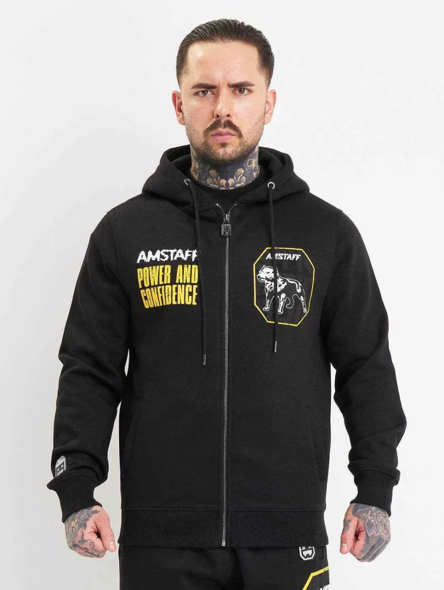 AMSTAFF | Solinor Zip | BLACK | Dukserica