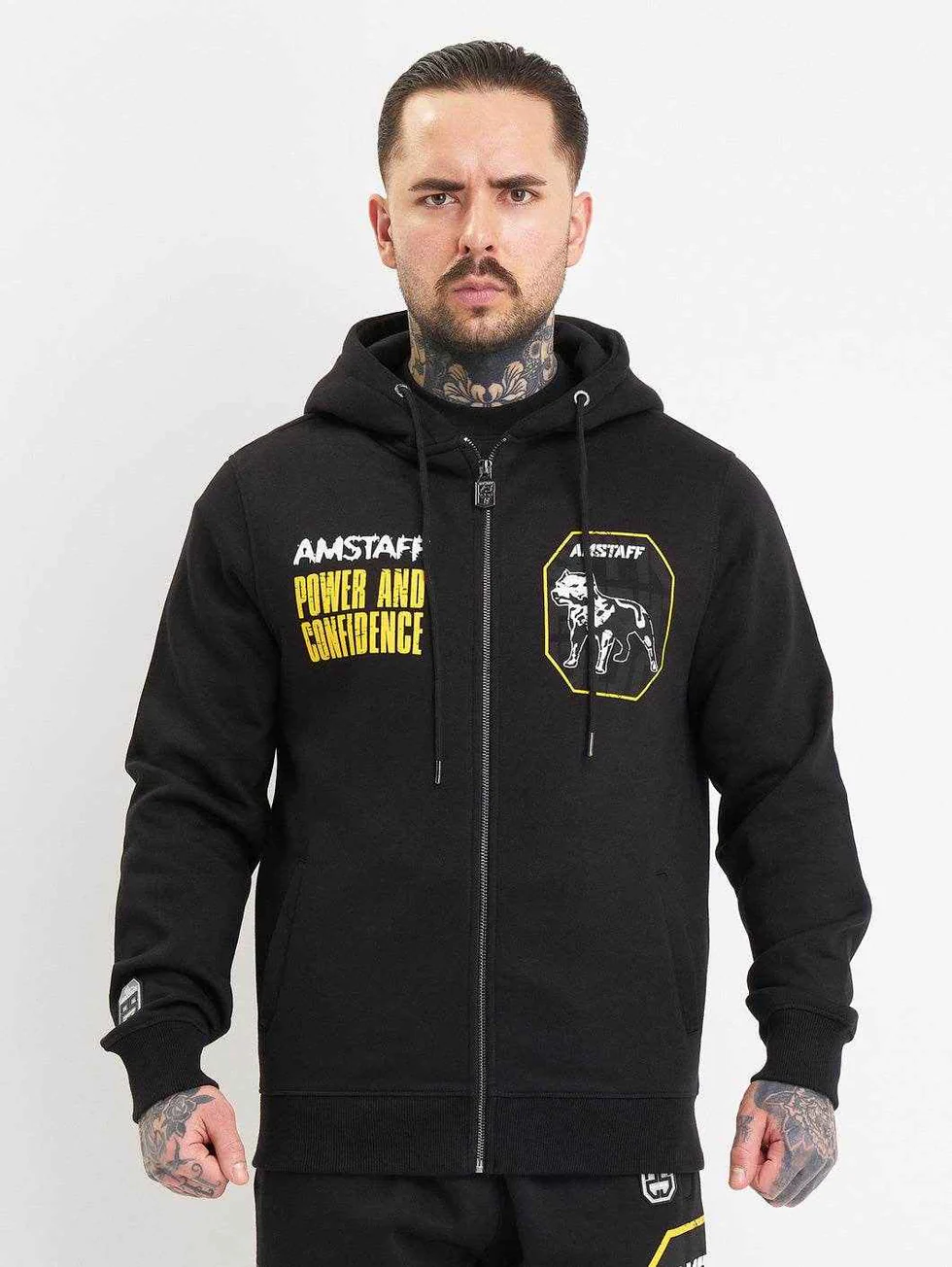 AMSTAFF | Solinor Zip | BLACK | Dukserica