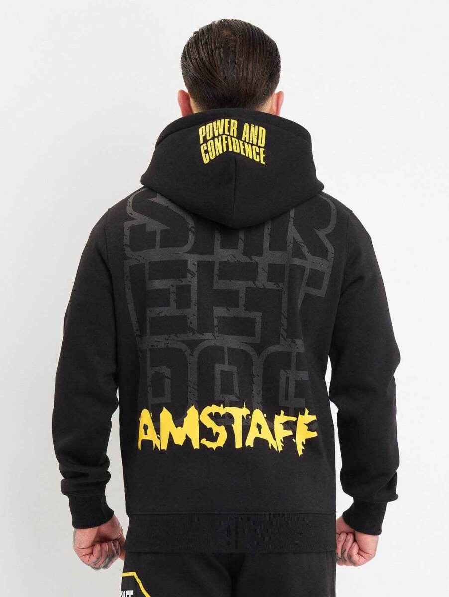 AMSTAFF | Solinor Zip | BLACK | Dukserica