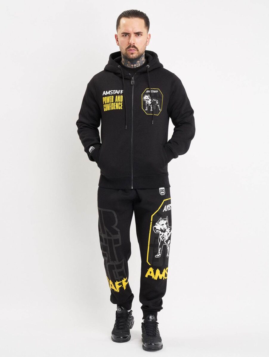 AMSTAFF | Solinor Zip | BLACK | Dukserica