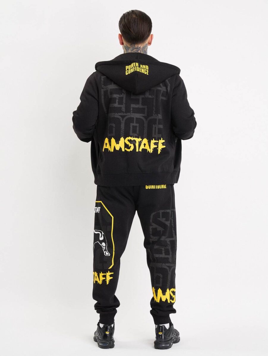 AMSTAFF | Solinor Zip | BLACK | Dukserica