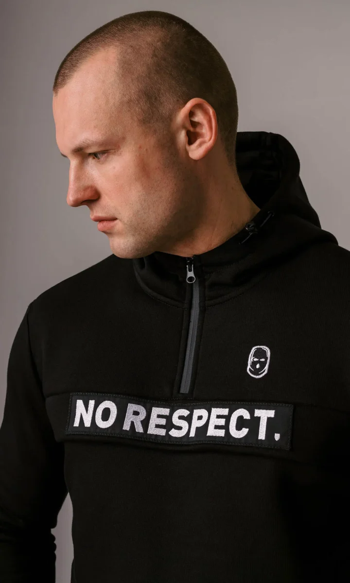 PG WEAR | Striker – No Respect | BLACK | DUKSERICA Full Face