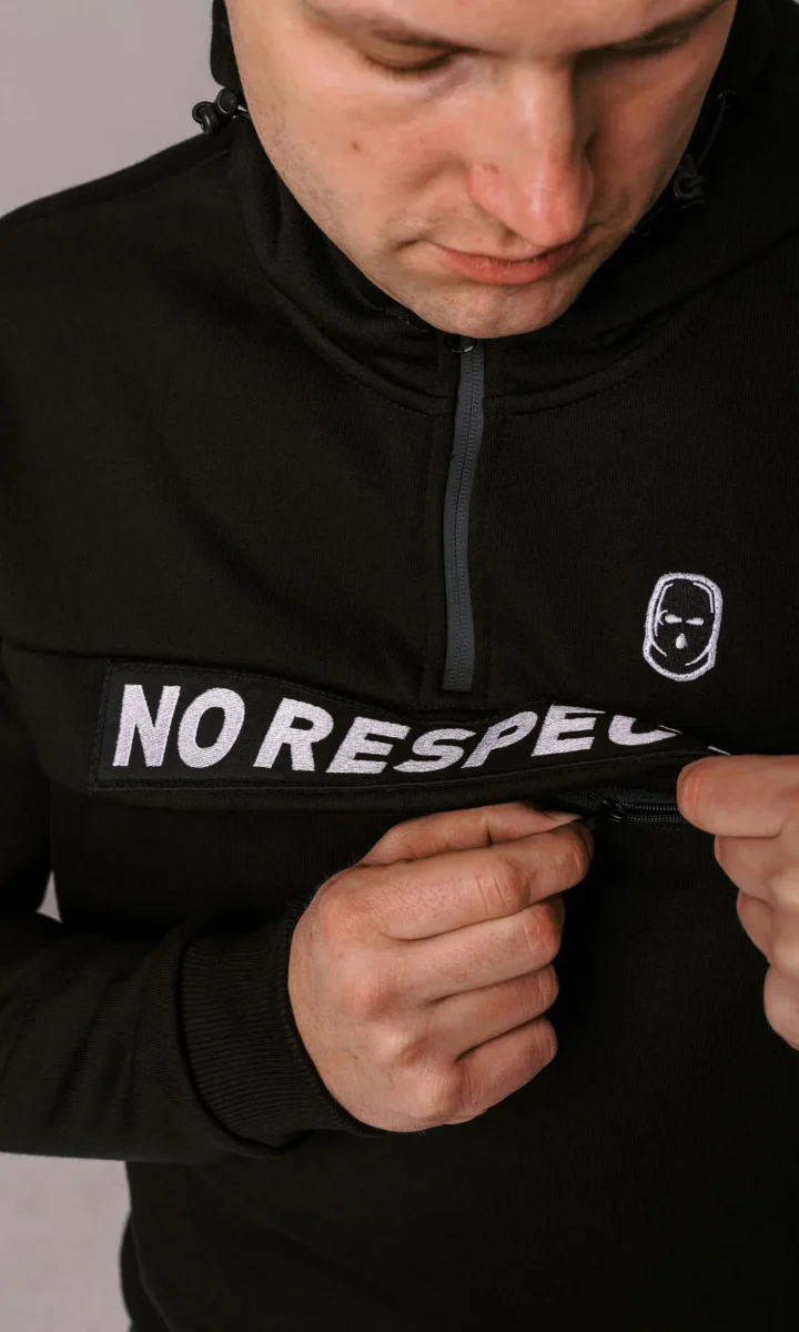 PG WEAR | Striker – No Respect | BLACK | DUKSERICA Full Face