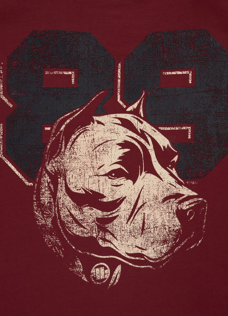 Pitbull | DOG 89 | BURGUNDY | Majica