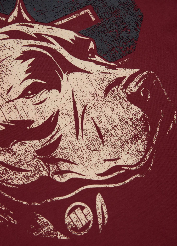 Pitbull | DOG 89 | BURGUNDY | Majica